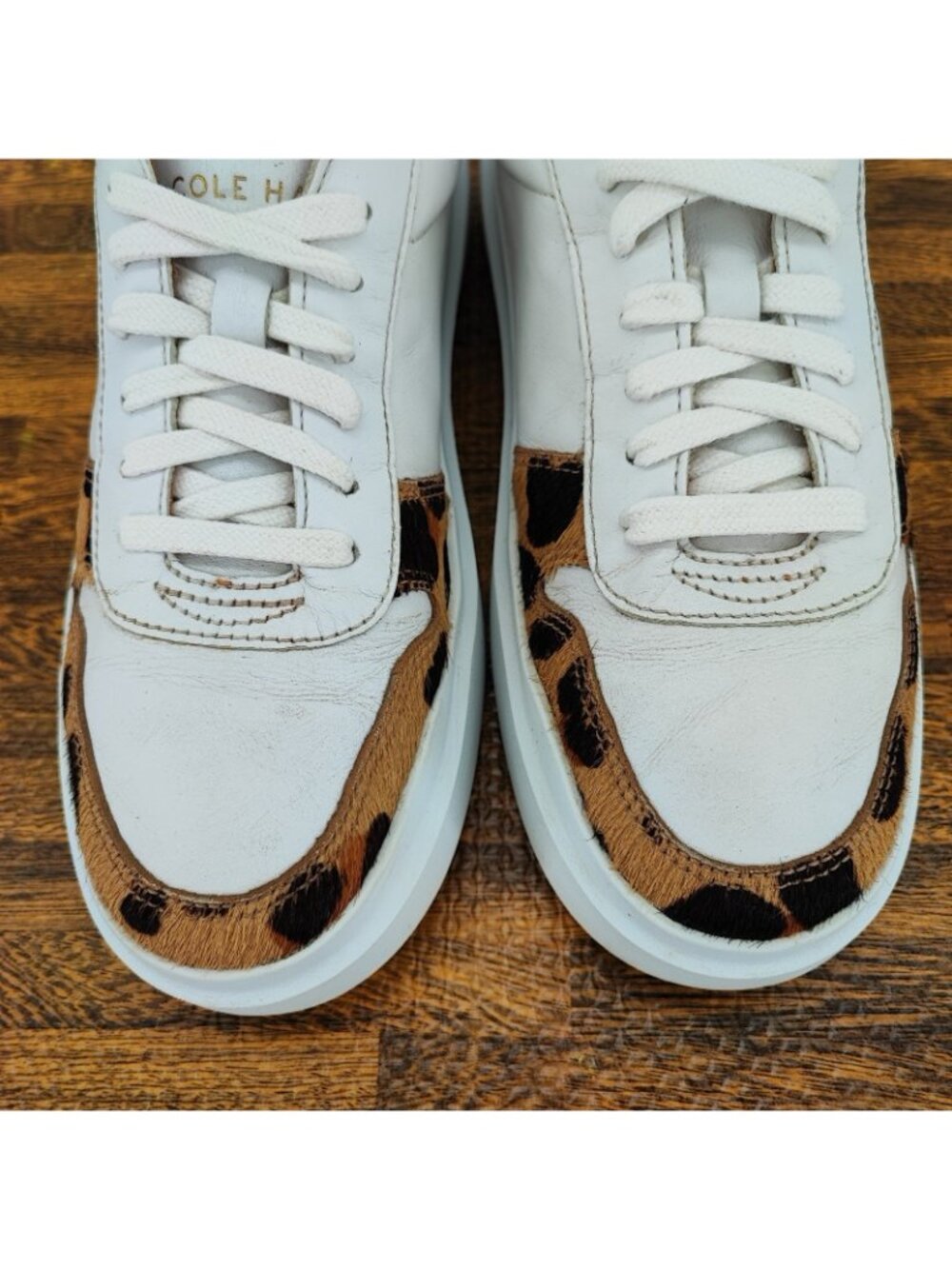 Cole Haan GrandPrø Rally Court Womens 7.5US Sneakers Leather White Casual W17740 - Picture 10 of 10